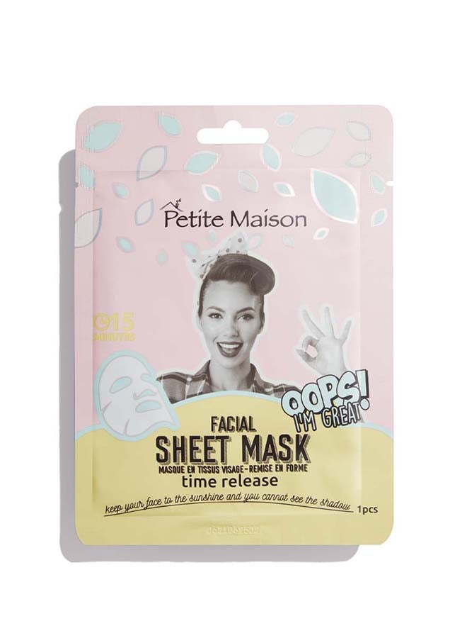 Facial Sheet Mask 25Ml Time Release